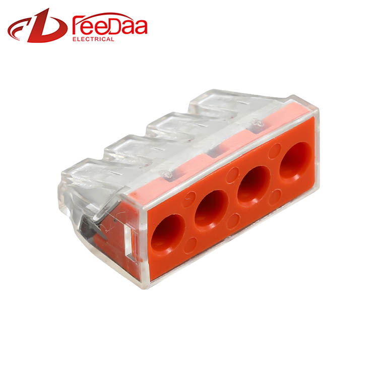 WAGO 773 Series Quickly Wire Connector | 1 vstup 3 výstup 174 PCT-104D